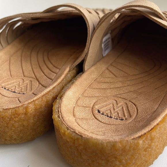 New Free People Malibu Thunderbird Vegan Leather Clog Mule Shoes Sz 7 - Picture 7 of 14